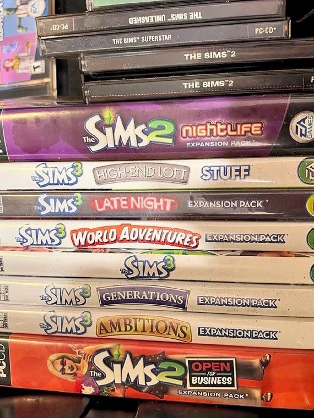 Lot of 19 The Sims collection PC Game Collection including expansions